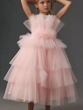Princess Daliana Leah Tulle Flower Girl Dress-DAW2L1077- Rare